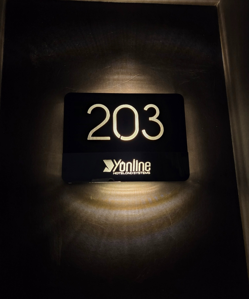 Diamond Mirror Series Işıklı Otel Kapı Numarası