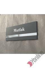 Soft Seri Minimal Mutfak Kapı İsimliği