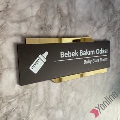  Bitter Serisi Bebek Bakım Odası Kapı İsimliği